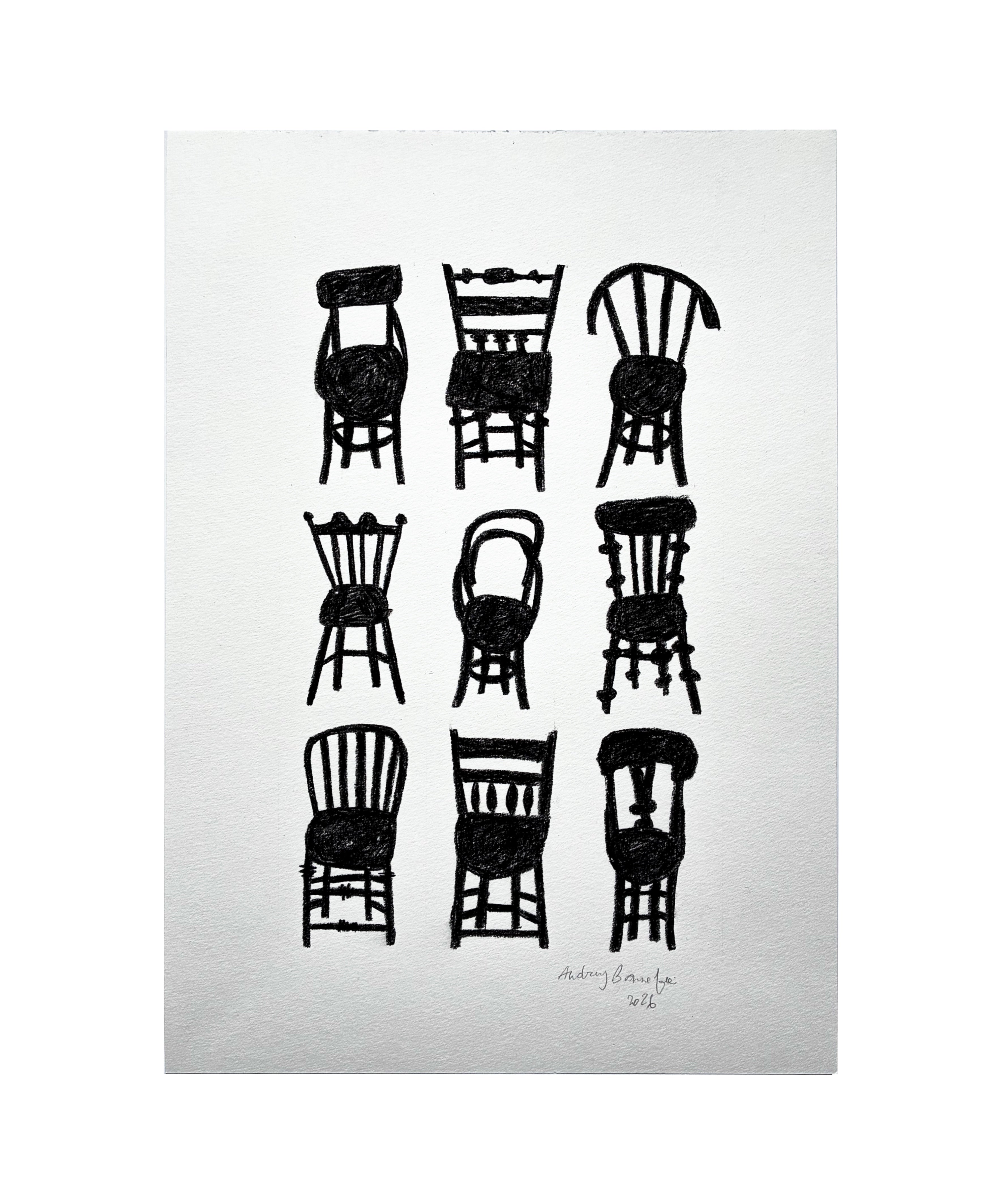 SÉRIE DE CHAISES N°1